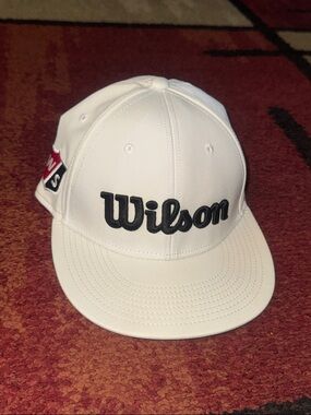 NWT Wilson Golf Tour Flat Bill Hat